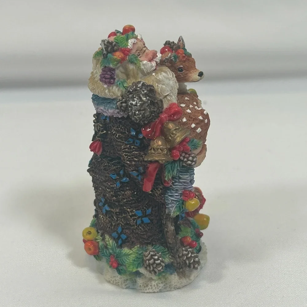 Vintage Crinkle Claus‎ 1997 Possible Dreams Noah Santa Deer Belsnickel German